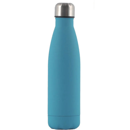 Gourde Personnalisée Prénom - Brillant doré / Bleu ciel