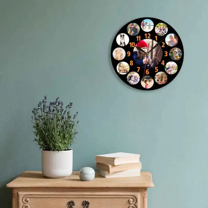 Horloge avec Photo Personnalisée