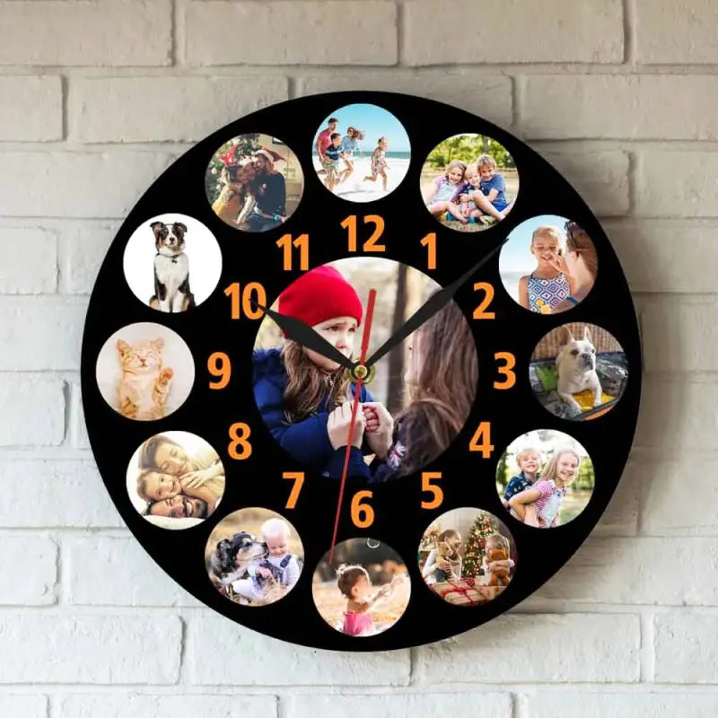 Horloge avec Photo Personnalisée