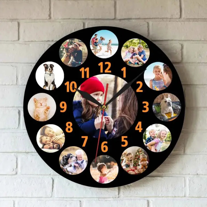 Horloge avec Photo Personnalisée