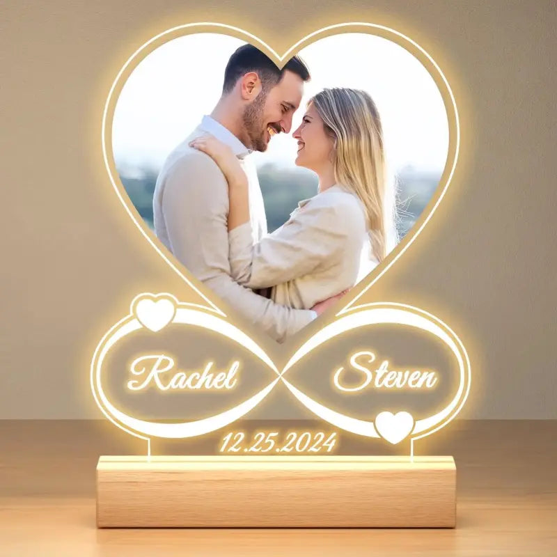 Lampe Personnalisée Couple 7 couleurs