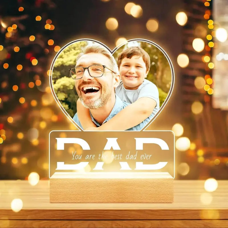 Lampe Personnalisée Papa 7 couleurs