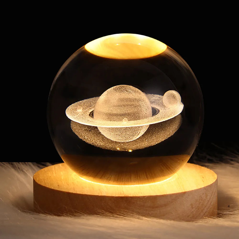 Lampe Système Solaire Saturne