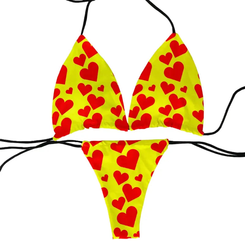 Maillot de Bain Femme Personnalisé Jaune