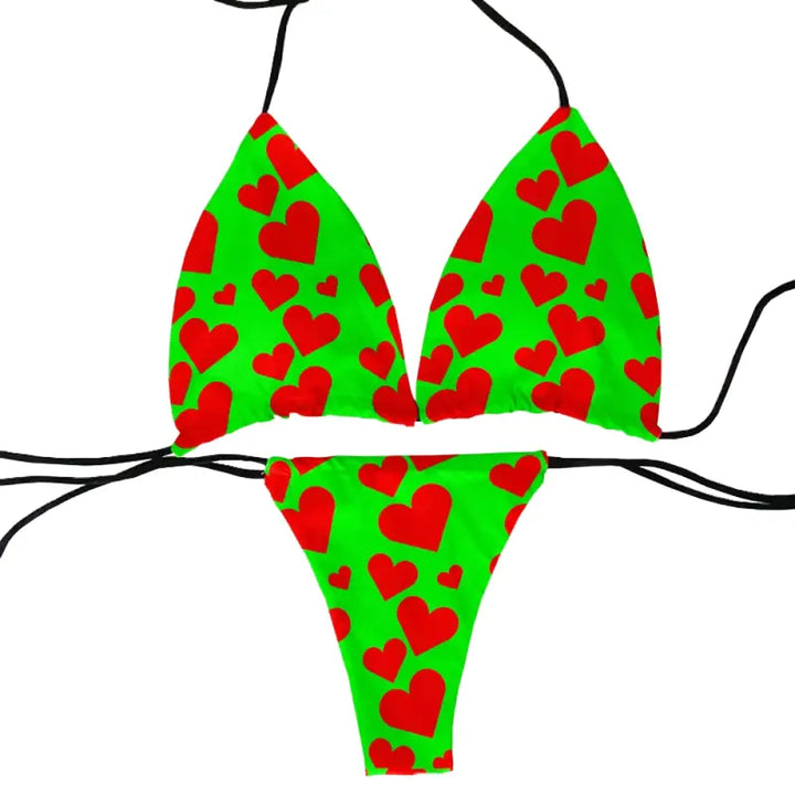 Maillot de Bain Femme Personnalisé Vert Fluo