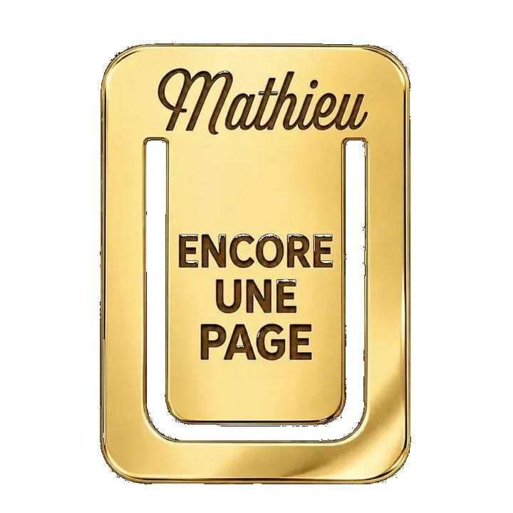 Marque Pages Personnalisés Or 1