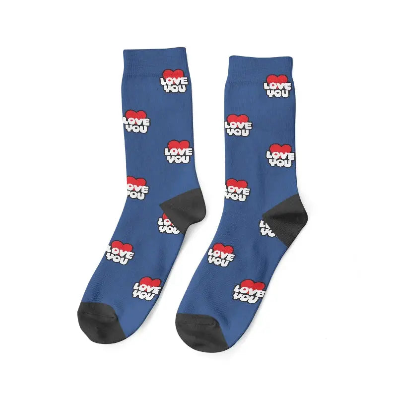 Paire de Chaussettes Personnalisées Bleu Marine