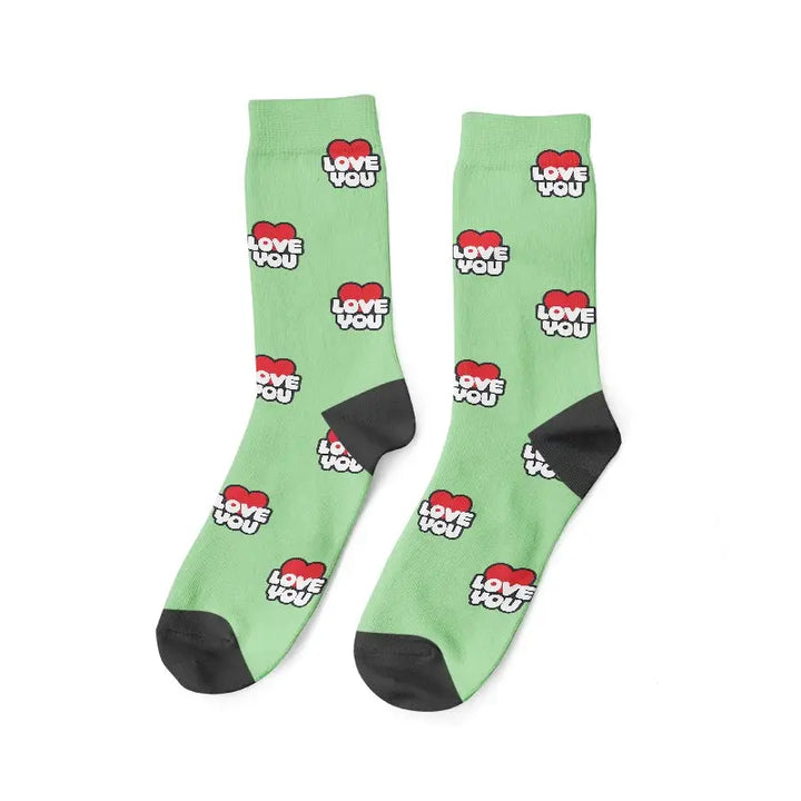 Paire de Chaussettes Personnalisées Vert