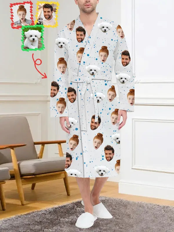 Peignoir Personnalisé Photo