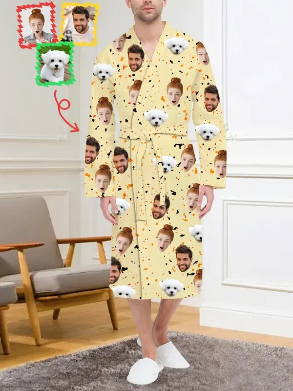 Peignoir Personnalisé Photo