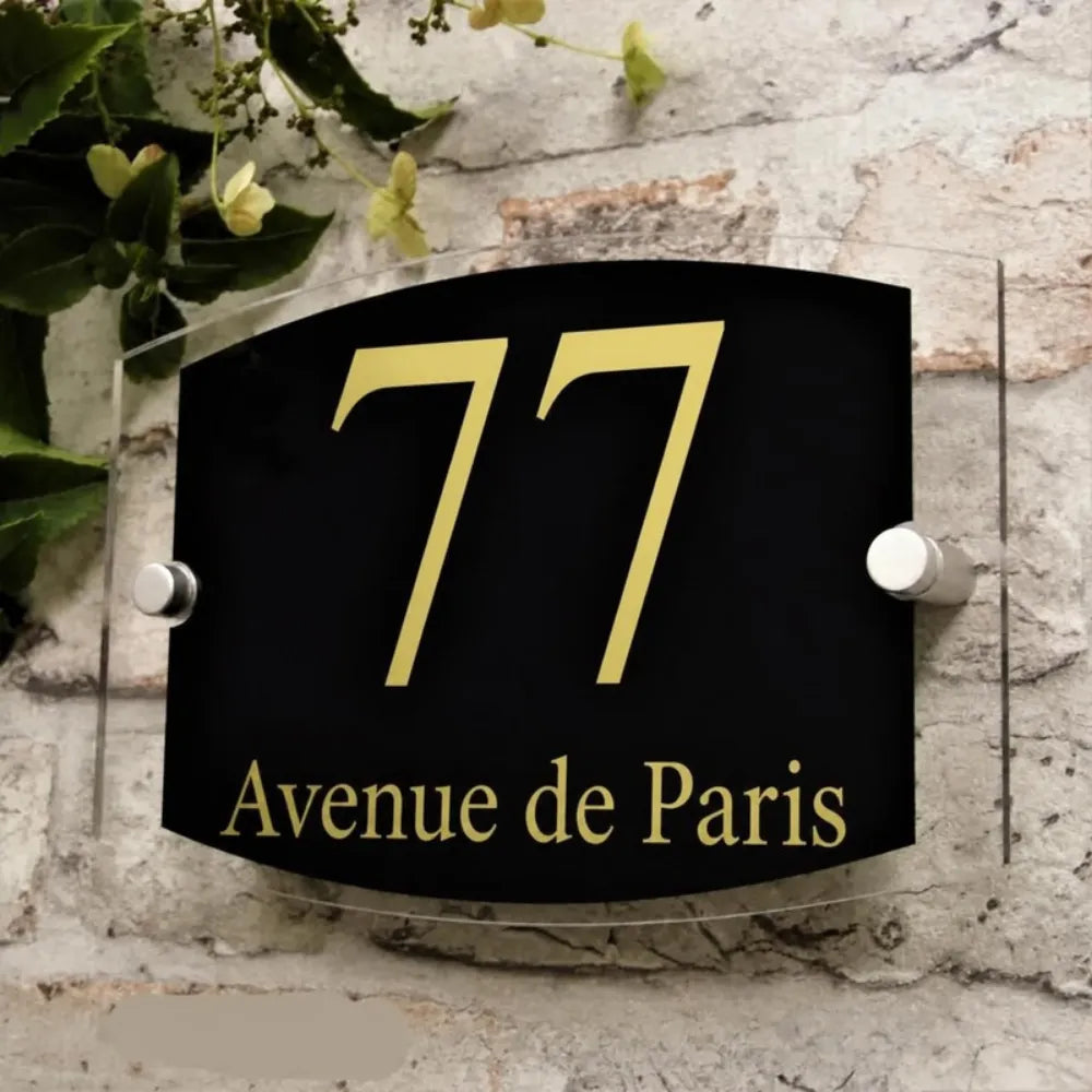 Plaque de Numéro de Maison