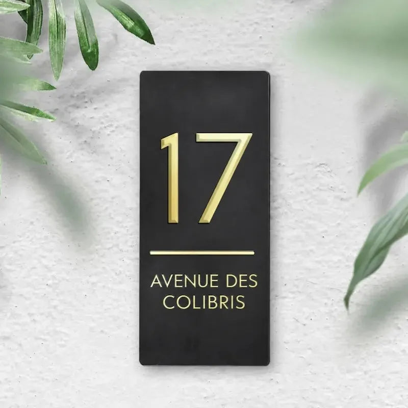 Plaque Extérieure Personnalisée
