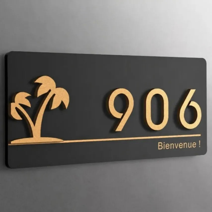 Plaque Numéro Maison Originale