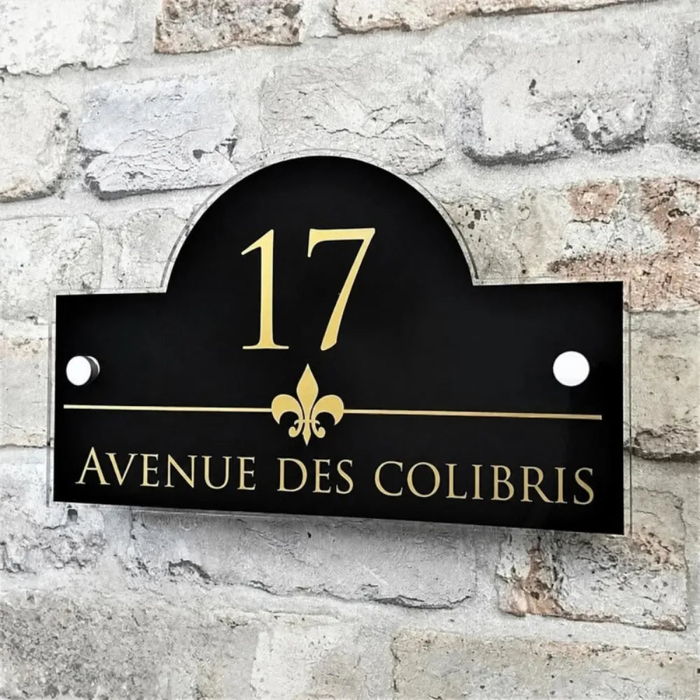 Plaque Personnalisée Maison