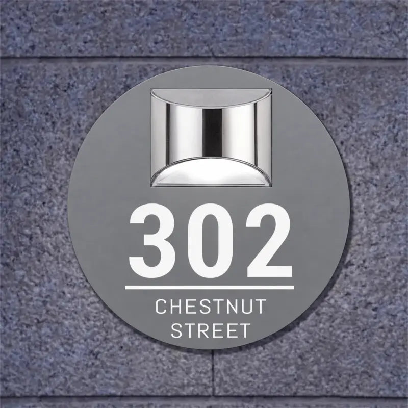Plaque Solaire pour Maison Gris et Blanc