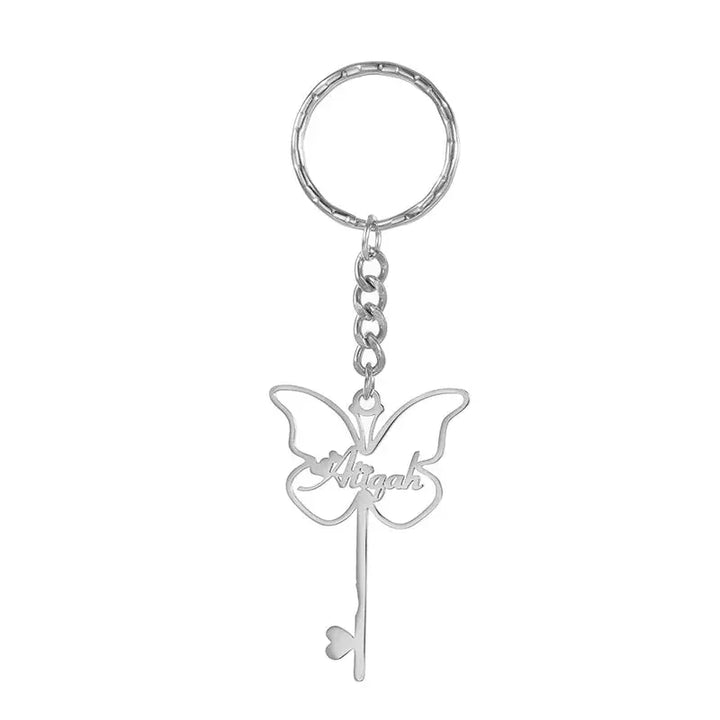 Porte Clé avec Prénom Argent