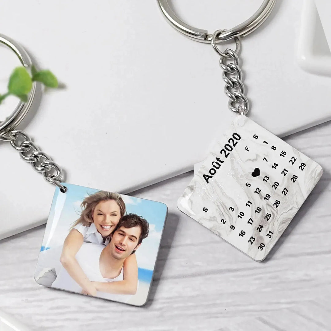 Porte Clé Calendrier Personnalisé