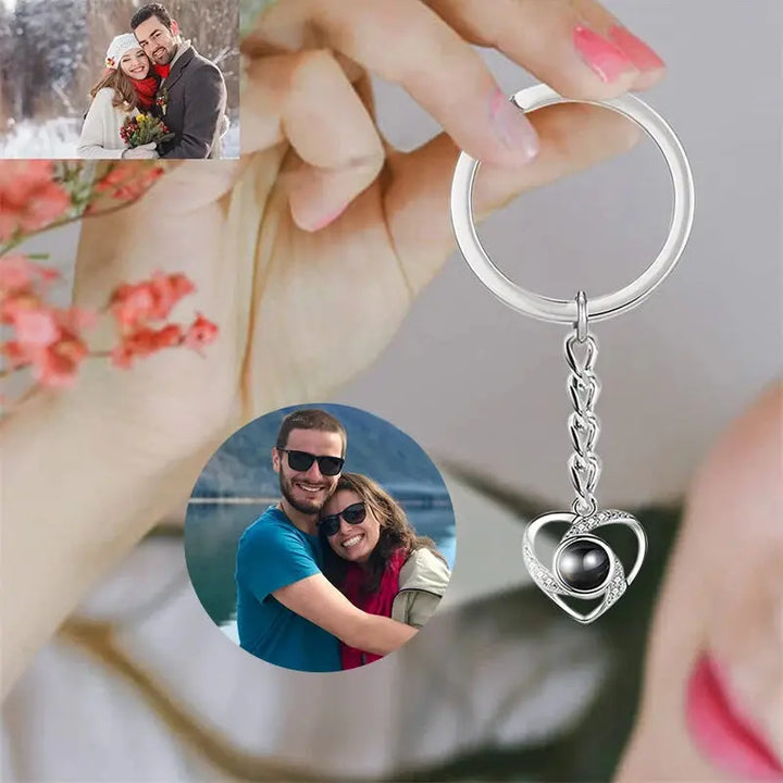 Porte Clé Coeur Personnalisé