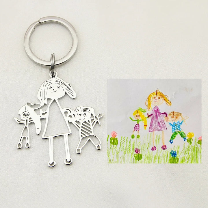 Porte Clé Dessin Personnalisé