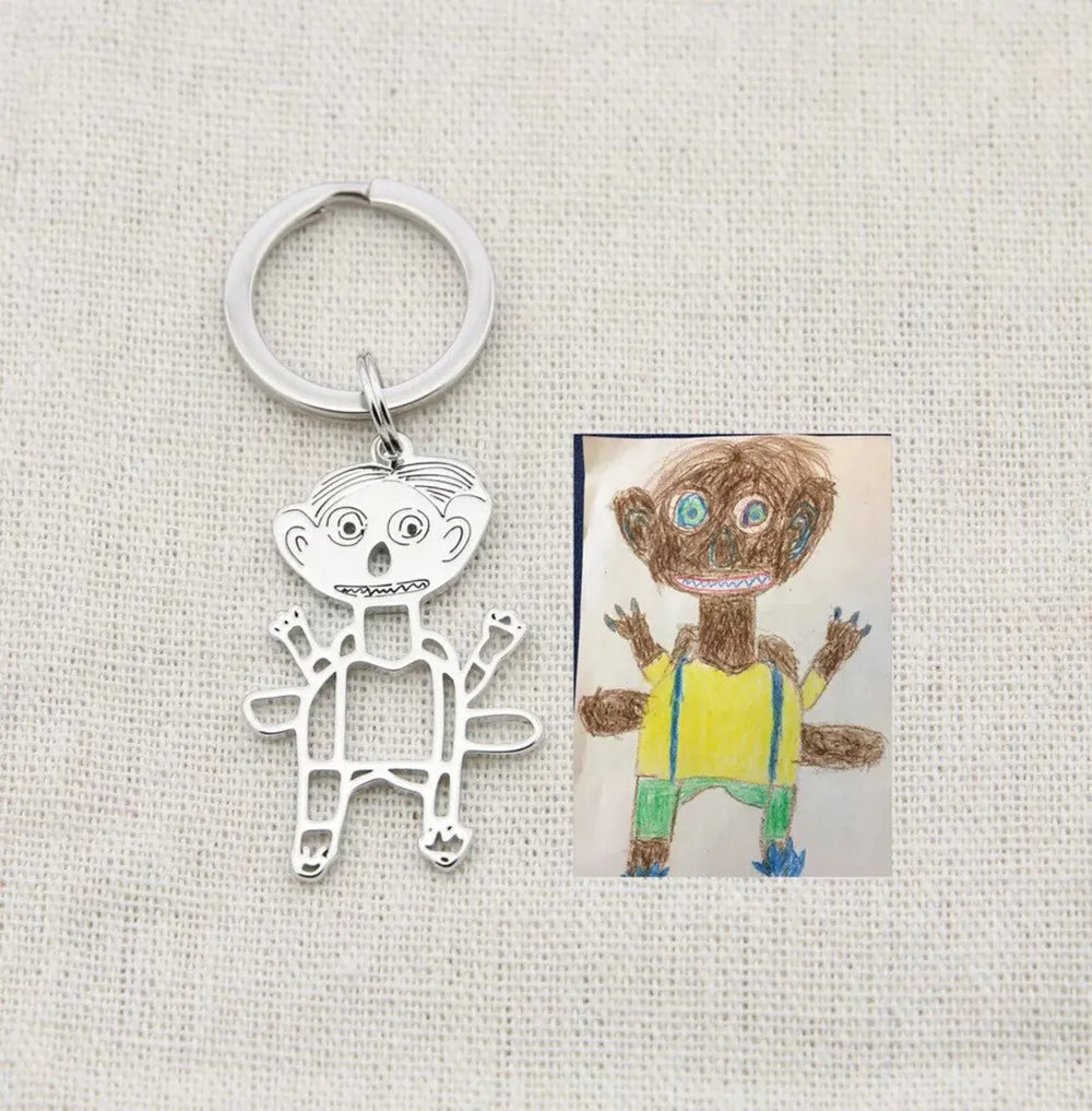 Porte Clé Dessin Personnalisé