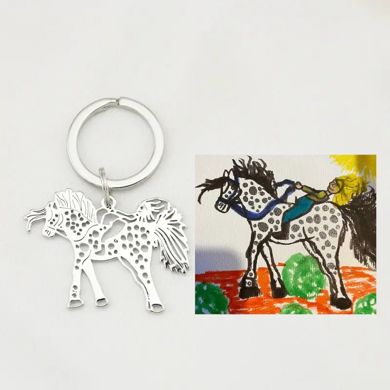 Porte Clé Dessin Personnalisé