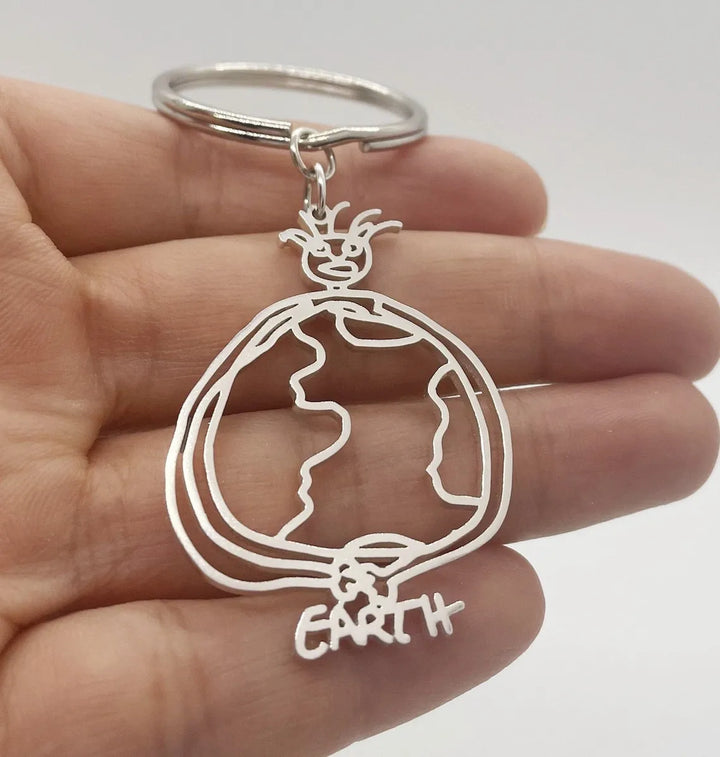 Porte Clé Dessin Personnalisé
