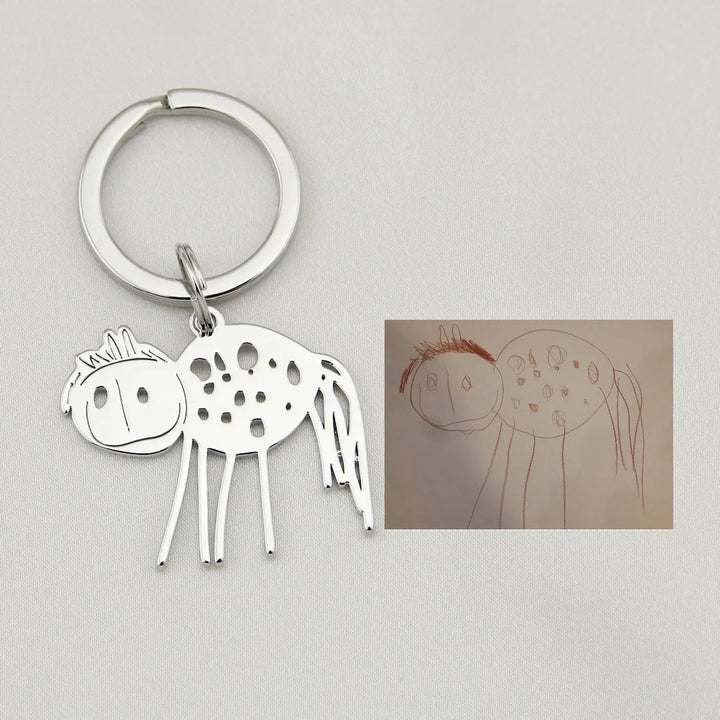 Porte Clé Dessin Personnalisé