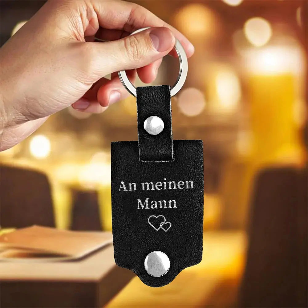 Porte Clé en Cuir Personnalisé