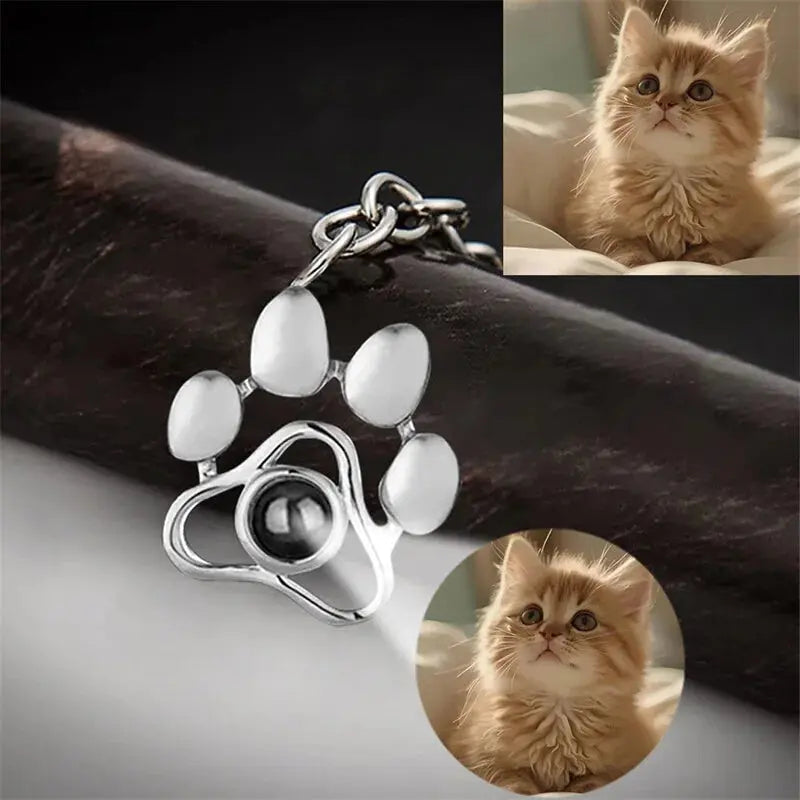 Porte Clé Patte de Chien Personnalisé