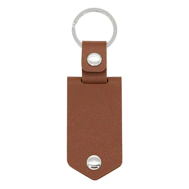 Porte Clé Personnalisé Cuir Marron