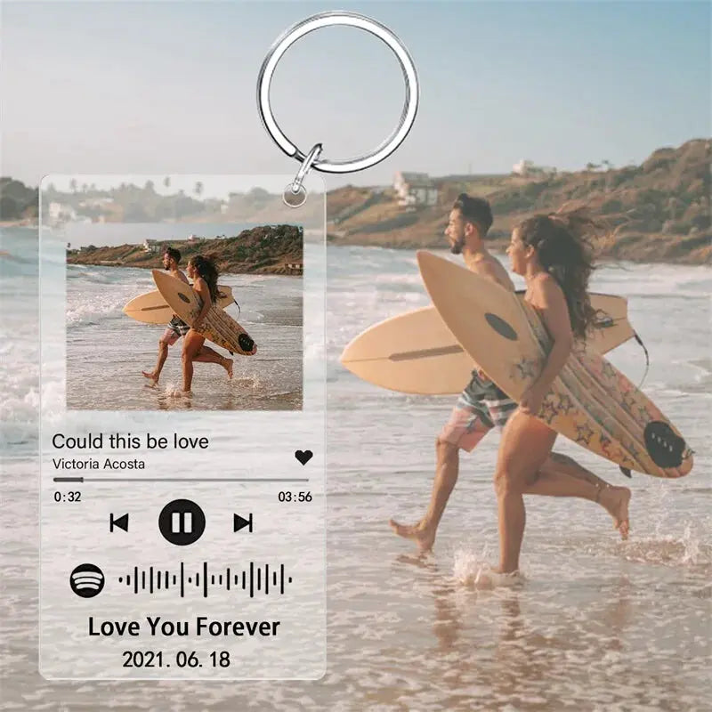 Porte Clé Personnalisé Spotify