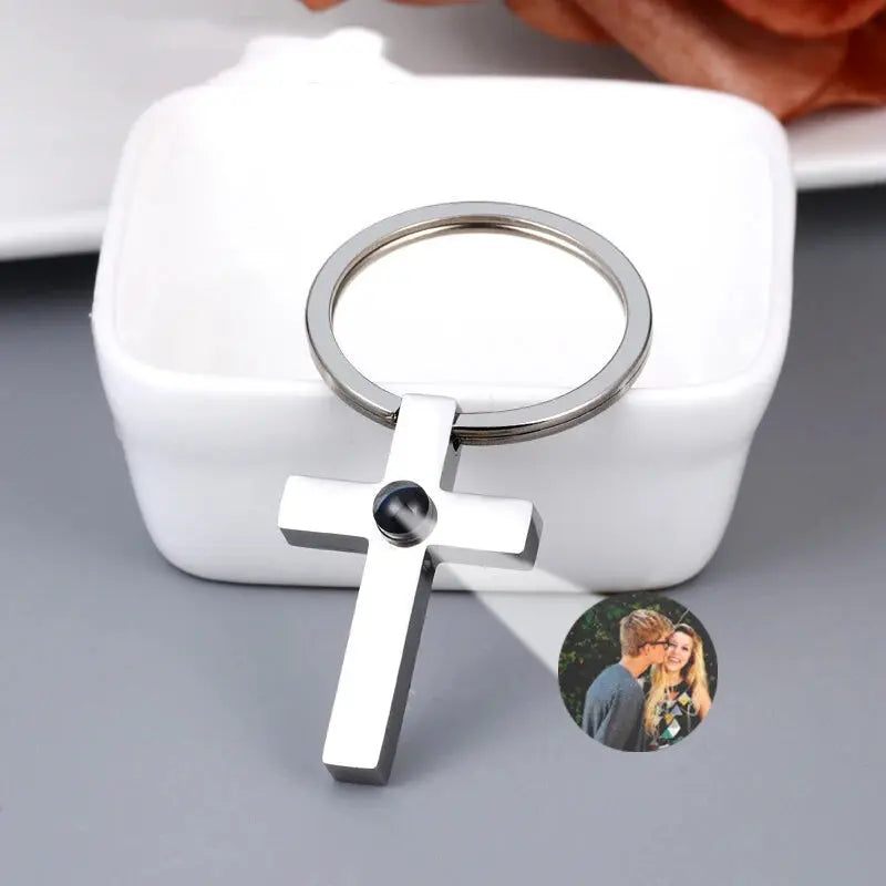 Porte Clé Religieux Personnalisé Argent
