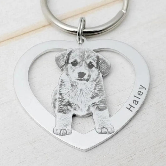Porte-clés Personnalisé Chien ou Chat - Default Title