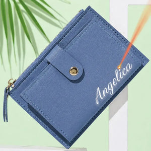 Porte-Monnaie Personnalisé Pour Enfant - Prénom Ou Dessin - 10x8 Cm - Fermeture Zip - Cadeau Idéal