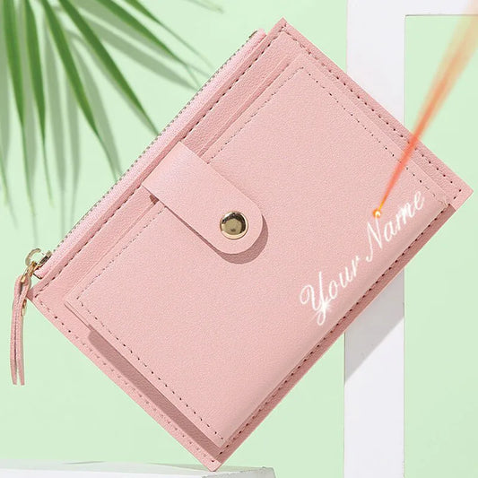 Porte Monnaie Personnalisé Rose