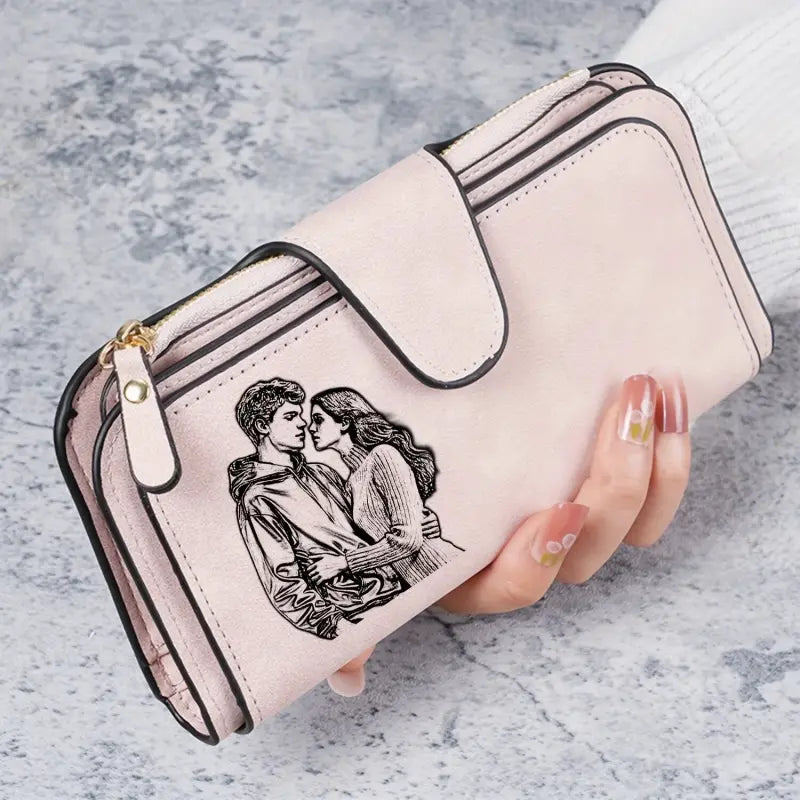 Portefeuille Cuir Femme Personnalisé