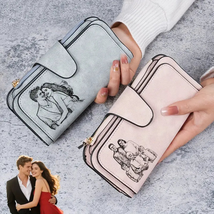 Portefeuille Cuir Femme Personnalisé
