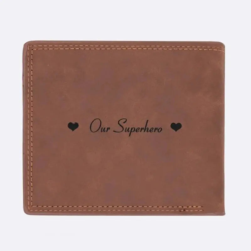 Portefeuille Cuir Personnalisé Photo