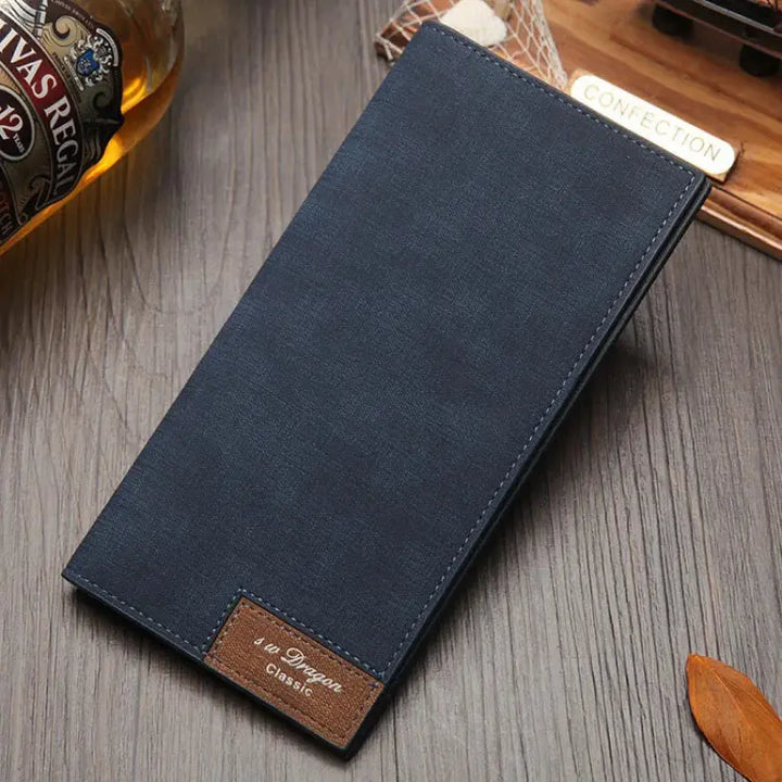 Portefeuille Femme Cuir Personnalisé Bleu