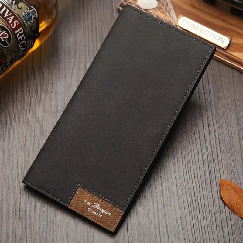 Portefeuille Femme Cuir Personnalisé Noir