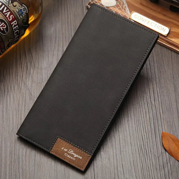 Portefeuille Femme Cuir Personnalisé Noir