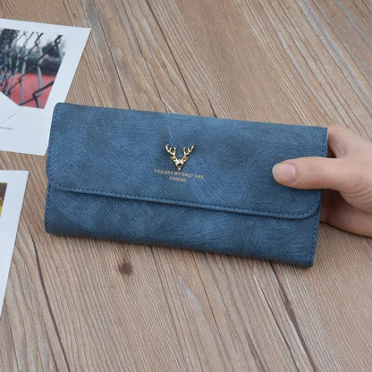 Portefeuille Femme Personnalisé Photo - Bleu