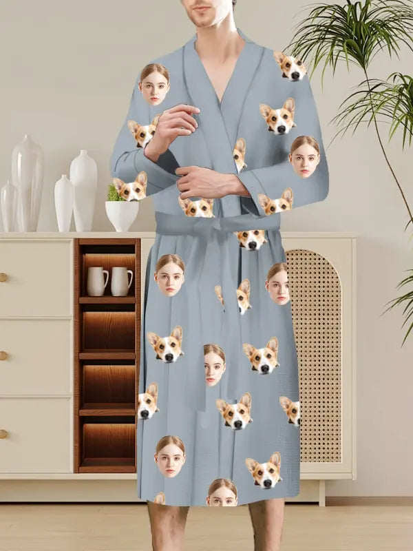 Robe de Chambre Personnalisé Homme