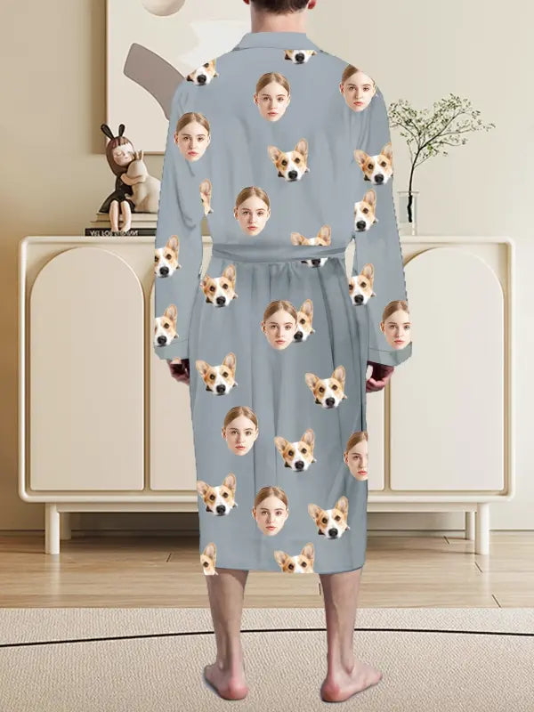 Robe de Chambre Personnalisé Homme