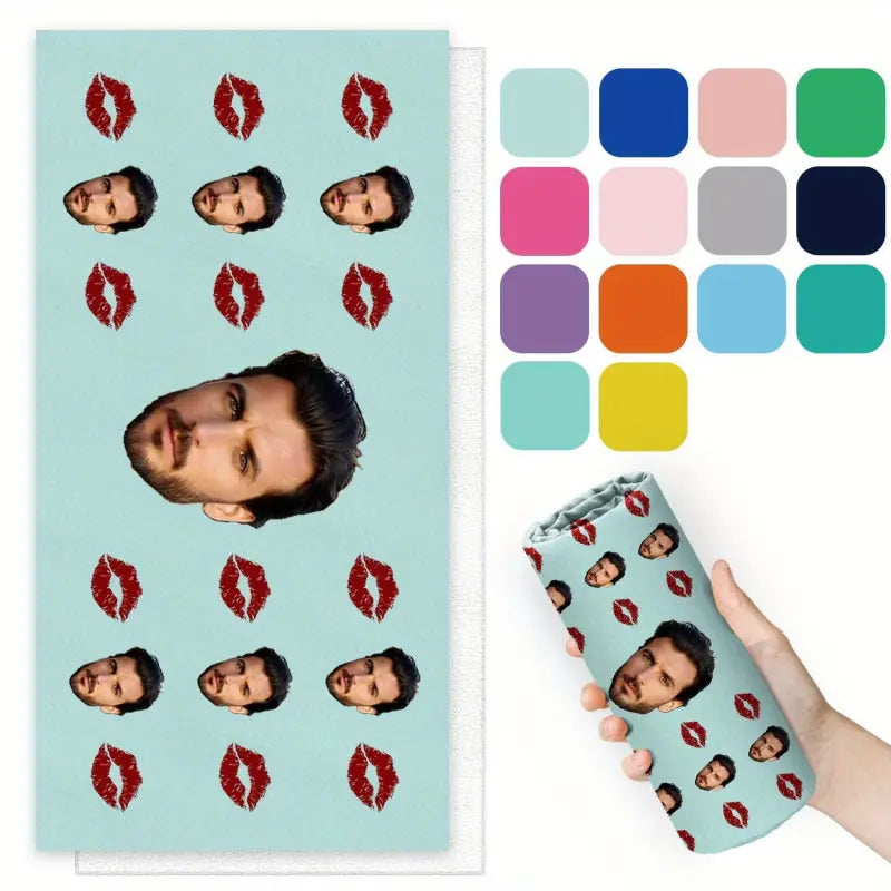 Serviette de Bain Personnalisée Photo