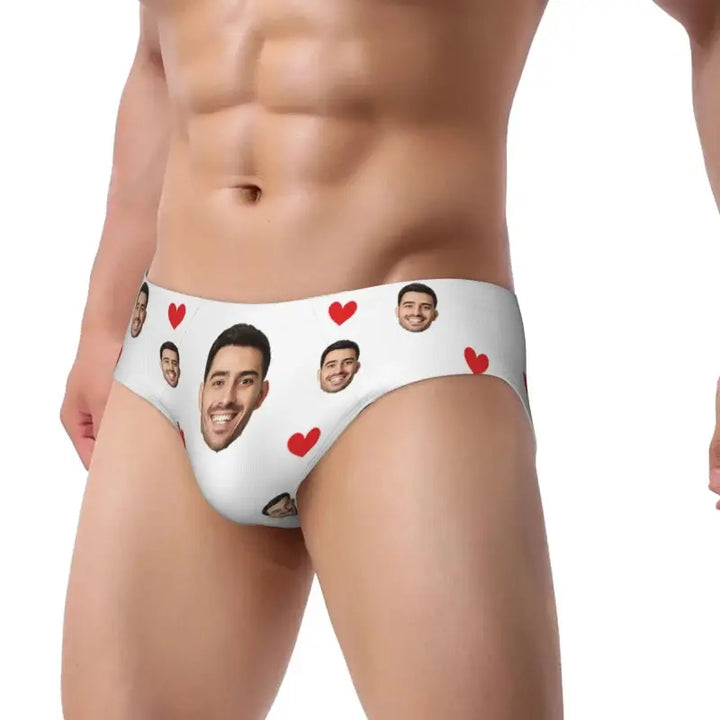 Slip Homme Personnalisé Photo 4XL