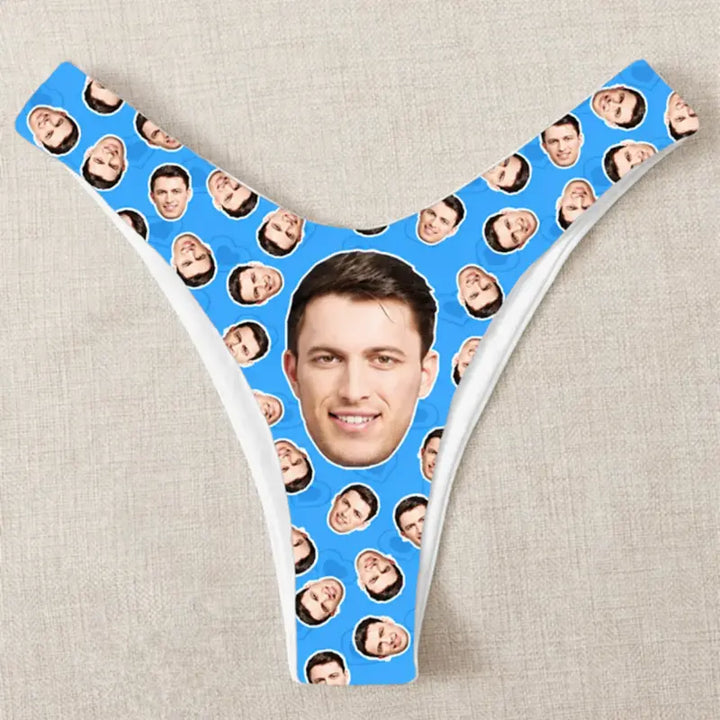 String avec Photo Bleu