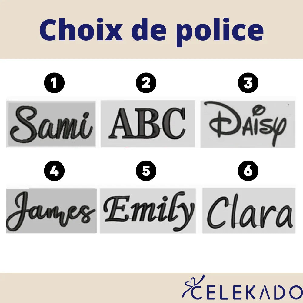 Chaussette Personnalisé Texte et/ou prénom - Celekado