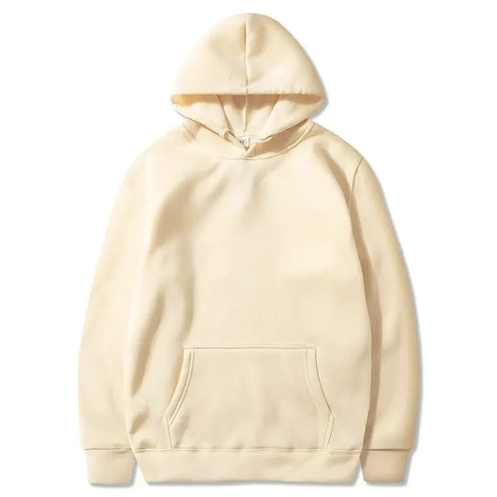 Sweat Capuche Personnalisé Brodé Beige