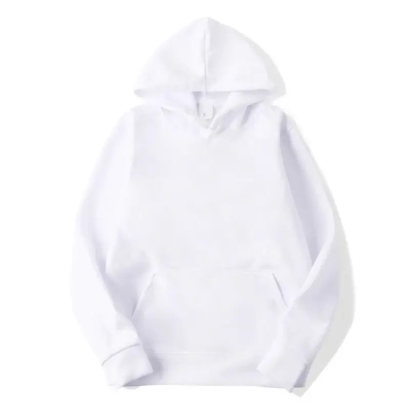 Sweat Capuche Personnalisé Brodé Blanc